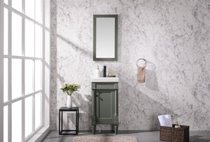 Legion Furniture 18" PEWTER GREEN SINK VANITY WLF9218-PG