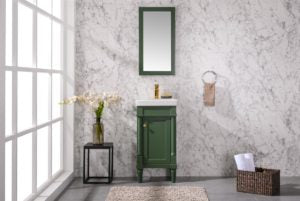 Legion Furniture 18" VOGUE GREEN SINK VANITY WLF9218-VG