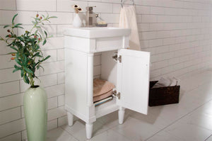 Legion Furniture 18" WHITE SINK VANITY WLF9218-W