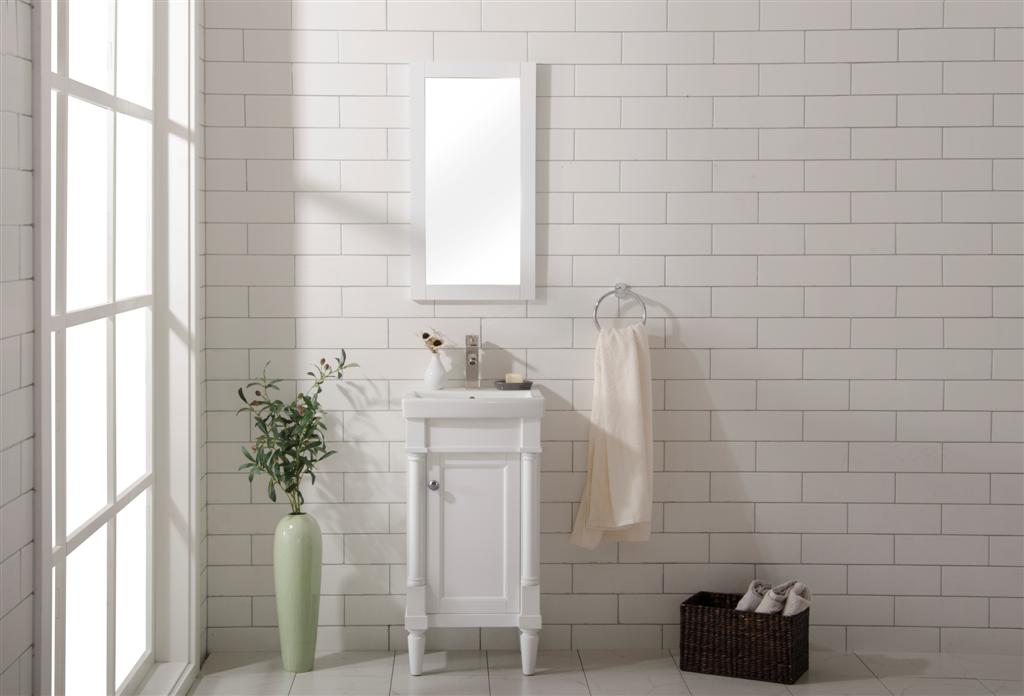 Legion Furniture 18" WHITE SINK VANITY WLF9218-W