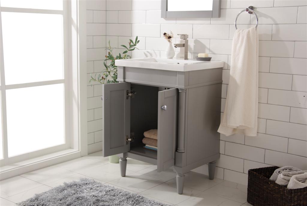 Legion Furniture 24" GRAY SINK VANITY WLF9224-G