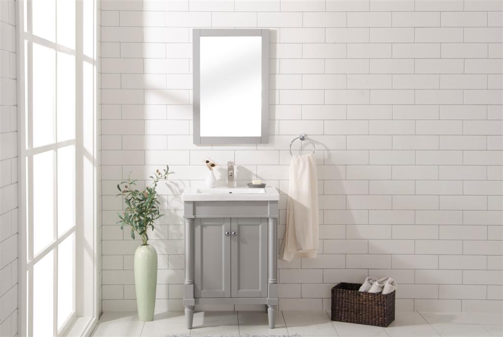 Legion Furniture 24" GRAY SINK VANITY WLF9224-G