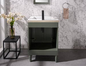Legion Furniture 24" PEWTER GREEN SINK VANITY WLF9224-PG