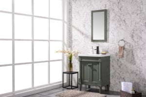 Legion Furniture 24" PEWTER GREEN SINK VANITY WLF9224-PG