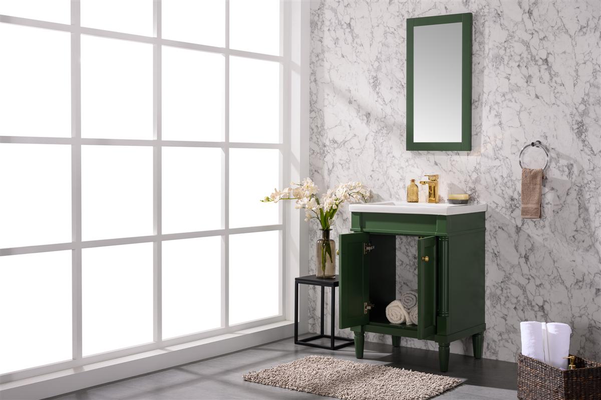 Legion Furniture 24" PEWTER GREEN SINK VANITY WLF9224-VG