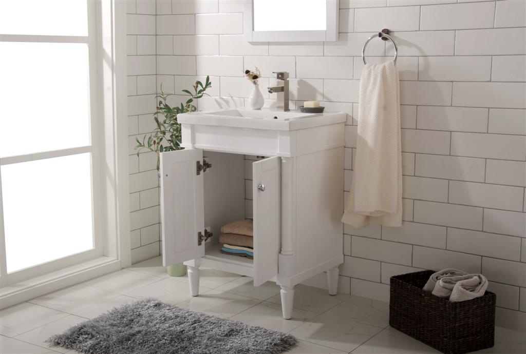 Legion Furniture 24" WHITE SINK VANITY WLF9224-W