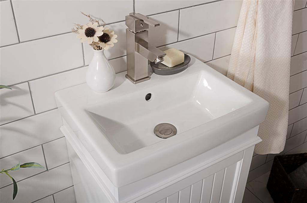 Legion Furniture 18" WHITE SINK VANITY WLF9318-W