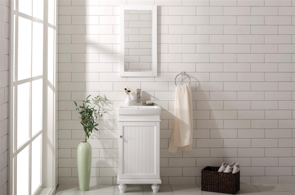 Legion Furniture 18" WHITE SINK VANITY WLF9318-W