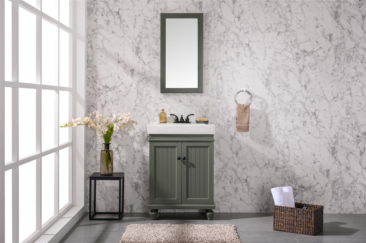 Legion Furniture 24" PEWTER GREEN SINK VANITY WLF9324-PG