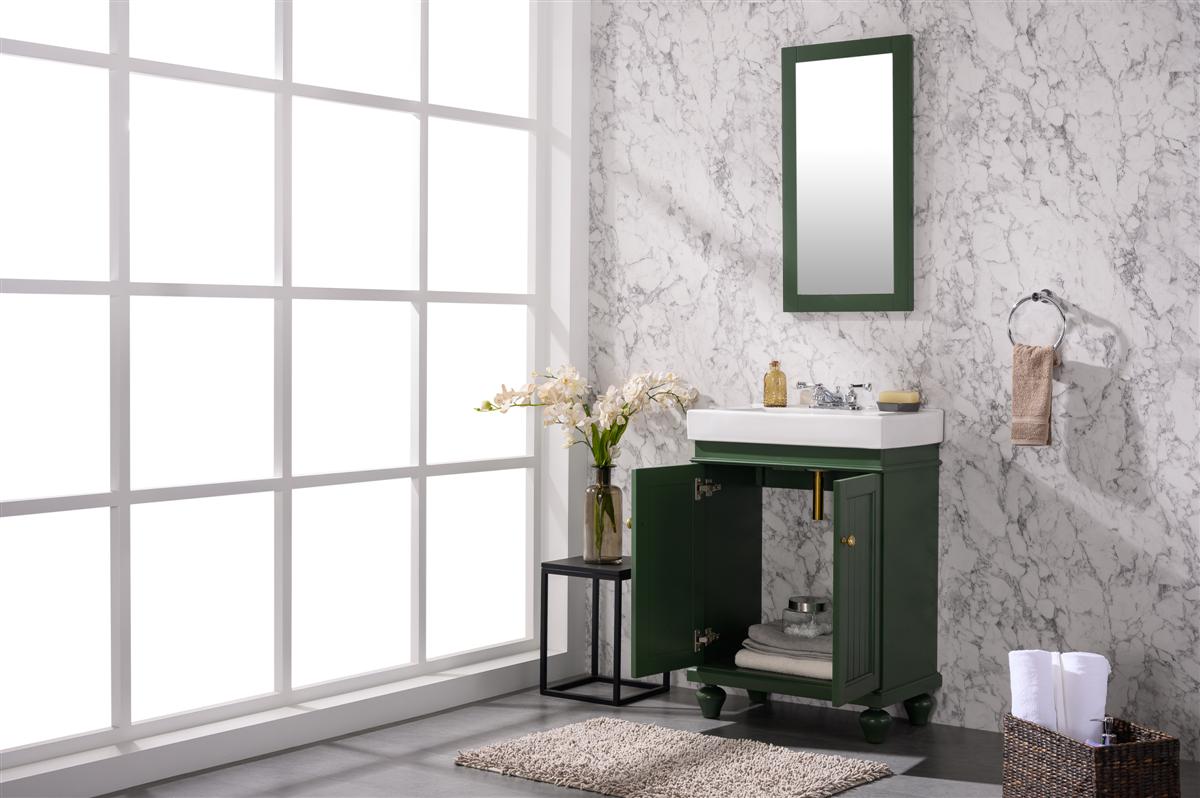 Legion Furniture 24" VOGUE GREEN SINK VANITY WLF9324-VG