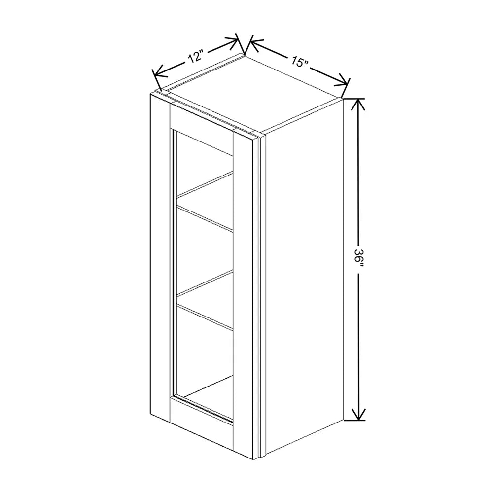 Mahogany WM1536H - J&K Cabinetry