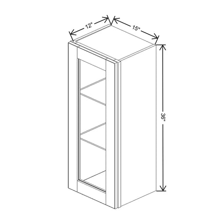 Mahogany WM1536H - J&K Cabinetry