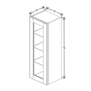 Charcoal WM1542H - J&K Cabinetry