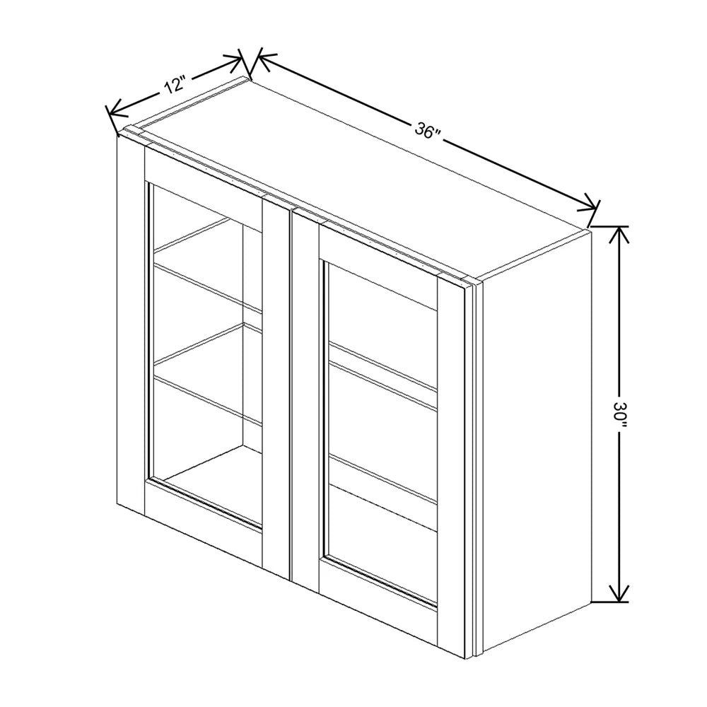 Crème Glazed WM3630H - J&K Cabinetry