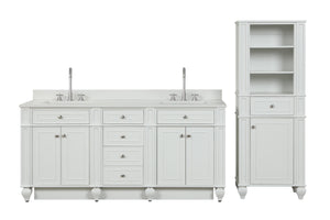 Winston 64" H X 24" W Linen Tower