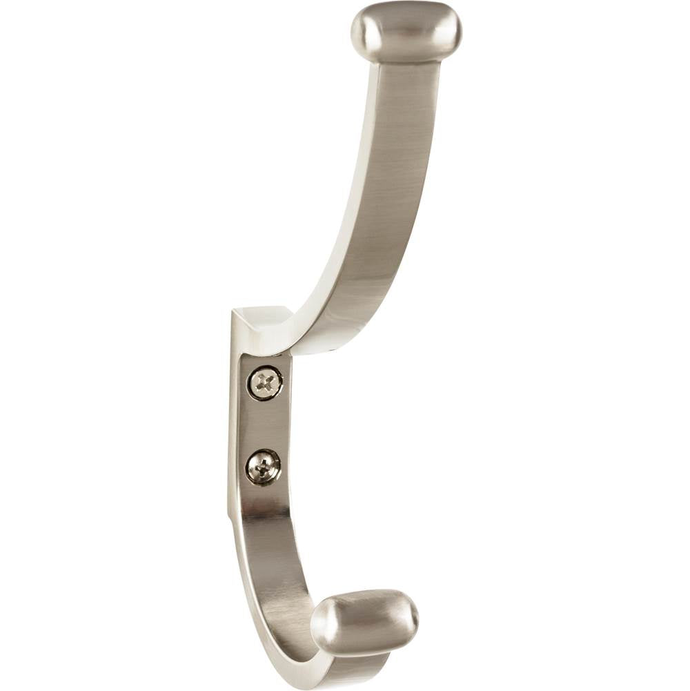 Top Knobs TK1066 Hillmont Hook 6 1/8 Inch - Brushed Satin Nickel