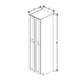 Sage 24" Wide × 96" High Pantry Cabinet - J&K Cabinetry