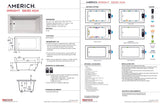 Americh WR5830ADATA5-BI Wright 5830 ADA - Tub Only / Airbath 5 - Biscuit