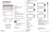 Americh WR5830TA5-BI Wright 5830 - Tub Only / Airbath 5 - Biscuit