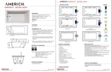 Americh WR6030ADATA5-BI Wright 6030 ADA - Tub Only / Airbath 5 - Biscuit