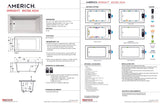 Americh WR6032ADATA5-BI Wright 6032 ADA - Tub Only / Airbath 5 - Biscuit
