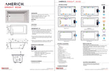 Americh WR6032TA5-BI Wright 6032 - Tub Only / Airbath 5 - Biscuit