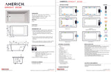 Americh WR6036TA5-BI Wright 6036 - Tub Only / Airbath 5 - Biscuit