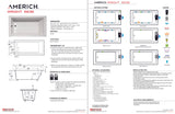 Americh WR6636TA5-BI Wright 6636 - Tub Only / Airbath 5 - Biscuit