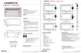 Americh WR7236ADATA5-BI Wright 7236 ADA - Tub Only / Airbath 5 - Biscuit