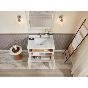 Legion Furniture 36" DREAMY WHITE FINISH SOLID WOOD SINK VANITY  WITH 1' ARTIFICIAL STONE TOP WS2515-36-DW