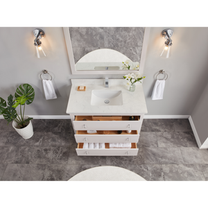 Legion Furniture 42" DREAMY WHITE FINISH SOLID WOOD SINK VANITY WITH 1" ARTIFICIAL STONE TOP WS2512-42-DW