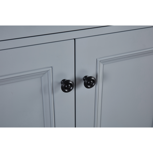 Legion Furniture 72" CADET FINISH SOLID WOOD SINK VANITY  WITH 1' ARTIFICIAL STONE TOP WS2514-72-CD