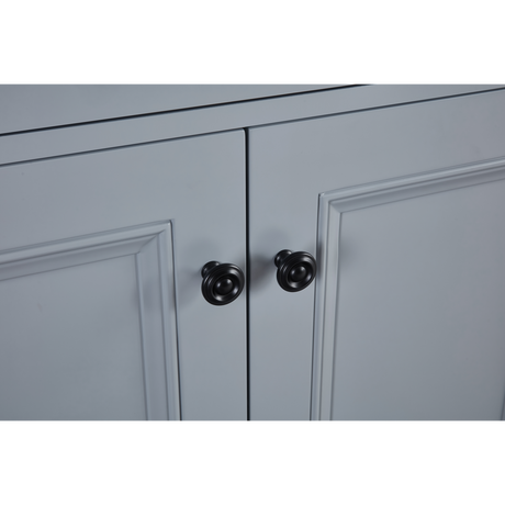 Legion Furniture 72" CADET FINISH SOLID WOOD SINK VANITY  WITH 1' ARTIFICIAL STONE TOP WS2514-72-CD