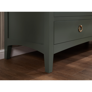 Legion Furniture 60" PEWTER GREEN FINISH SOLID WOOD SINK VANITY  WITH 1' ARTIFICIAL STONE TOP WS2518-60-PG