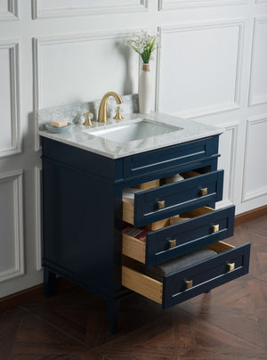 Legion Furniture 30" SOLID WOOD SINK VANITY WITH WITHOUT FAUCET WS3130-B