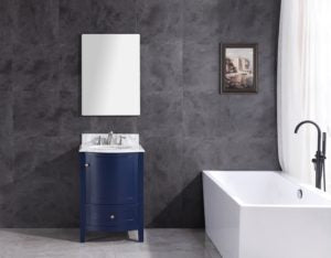 Legion Furniture 24" BLUE BATHROOM VANITY WITHOUT MIRROR - PVC WT9309-24-B-PVC