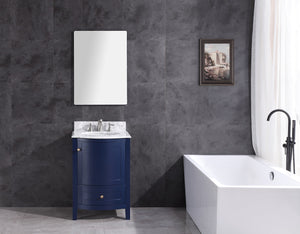 Legion Furniture 24" BLUE BATHROOM VANITY WITHOUT MIRROR - PVC WT9309-24-B-PVC