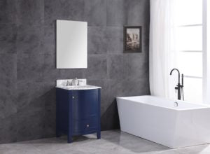 Legion Furniture 24" BLUE BATHROOM VANITY WITHOUT MIRROR - PVC WT9309-24-B-PVC