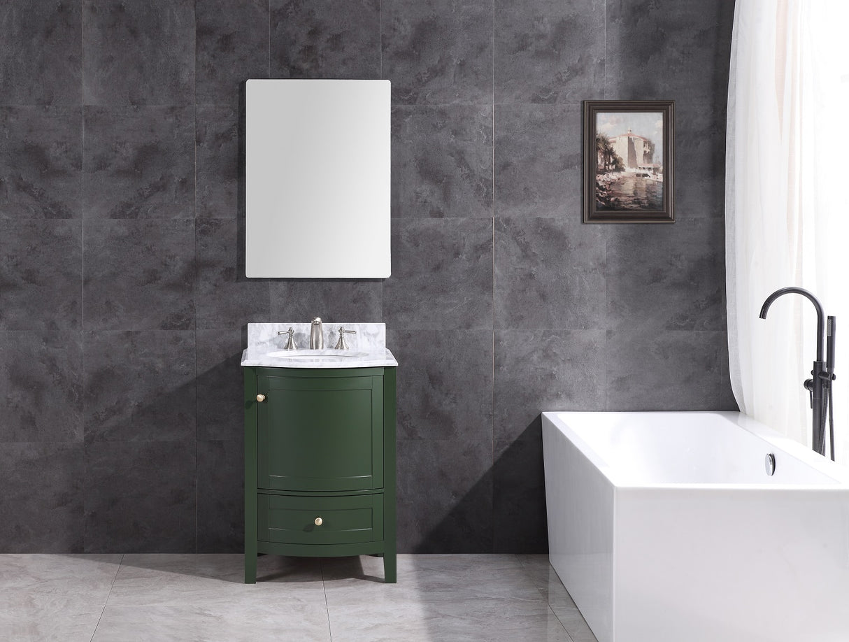 Legion Furniture 24" VOGUE GREEN BATHROOM VANITY - PVC WT9309-24-VG-PVC