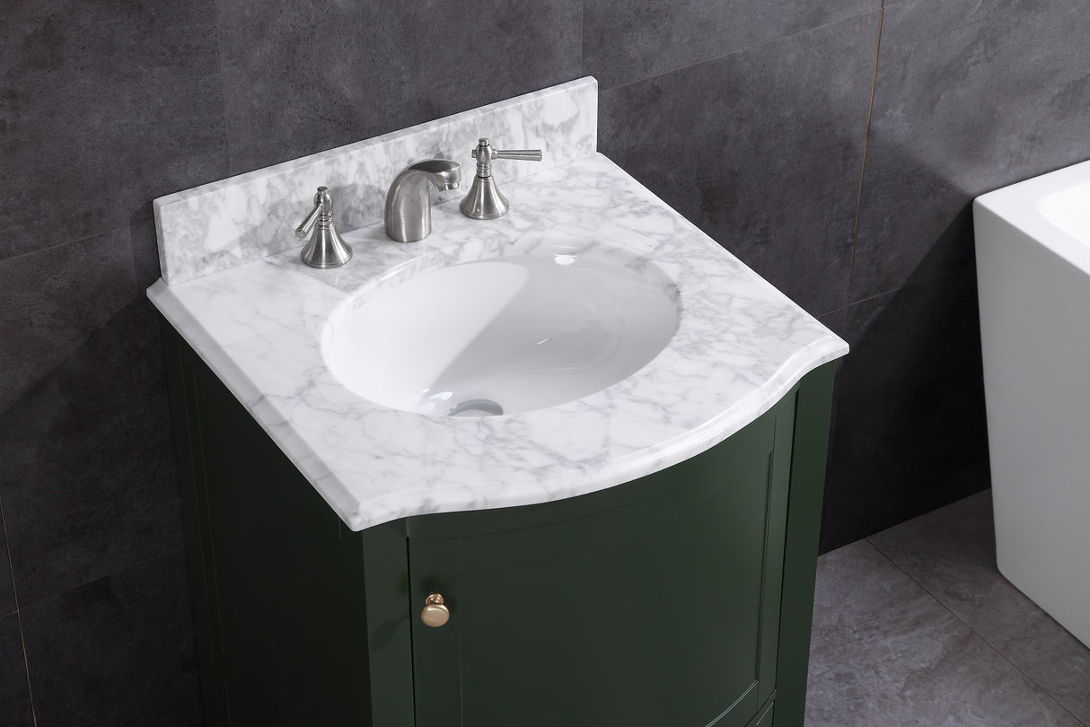 Legion Furniture 24" VOGUE GREEN BATHROOM VANITY - PVC WT9309-24-VG-PVC