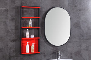 Legion Furniture 24" BATHROOM VANITY WITH MIRROR AND SIDE CABINET- PVC WT9324-24-PVC