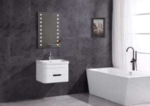 Legion Furniture 24" BATHROOM VANITY WITH LED MIRROR- PVC WT9328-24-PVC