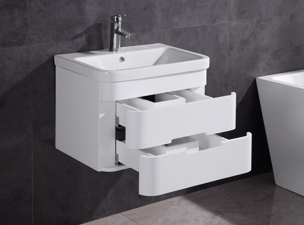 Legion Furniture 24" BATHROOM VANITY WITH LED MIRROR- PVC WT9328-24-PVC