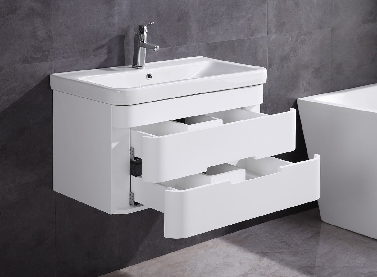 Legion Furniture 32" BATHROOM VANITY WITH LED MIRROR- PVC WT9328-32-PVC