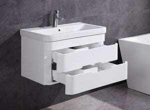 Legion Furniture 32" BATHROOM VANITY WITH LED MIRROR- PVC WT9328-32-PVC