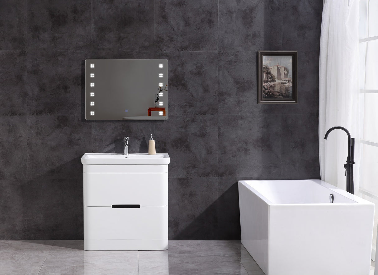 Legion Furniture 32" BATHROOM VANITY WITH LED MIRROR- PVC WT9329-32-PVC