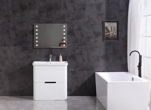 Legion Furniture 32" BATHROOM VANITY WITH LED MIRROR- PVC WT9329-32-PVC