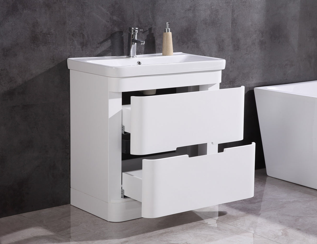 Legion Furniture 32" BATHROOM VANITY WITH LED MIRROR- PVC WT9329-32-PVC