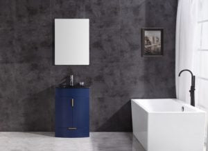Legion Furniture 24" BLUE BATHROOM VANITY - PVC WTM8130-24-B-PVC