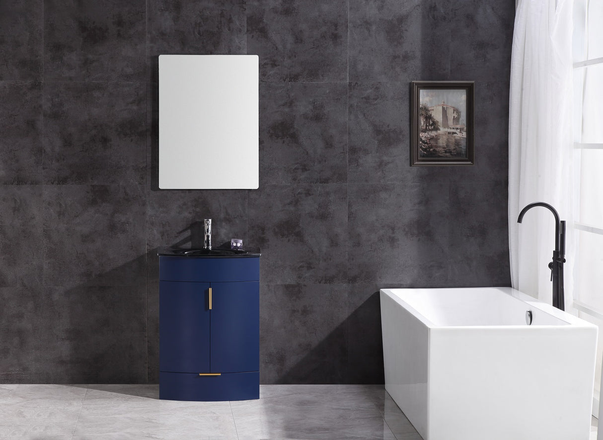 Legion Furniture 24" BLUE BATHROOM VANITY - PVC WTM8130-24-B-PVC